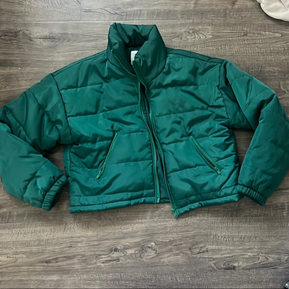 Green Puffer Jacket